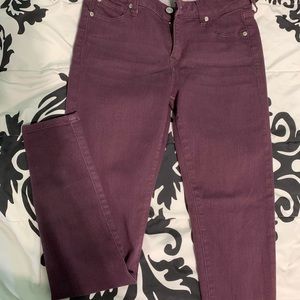 Altar’d state maroon skinny jeans size 28/7